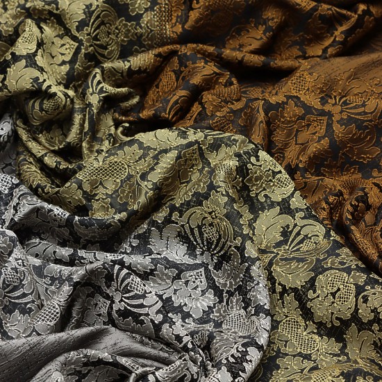  Panel V-40 Damask Wholesale Jacquard Background Curtain Fabrics Living Room and Bedroom Curtains 10 Models  300x300 cm 100% Polyester